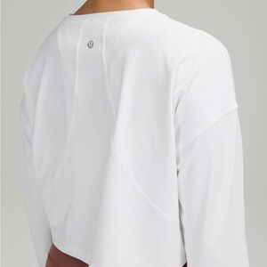 Lululemon Muscle Love Long Sleeve top white